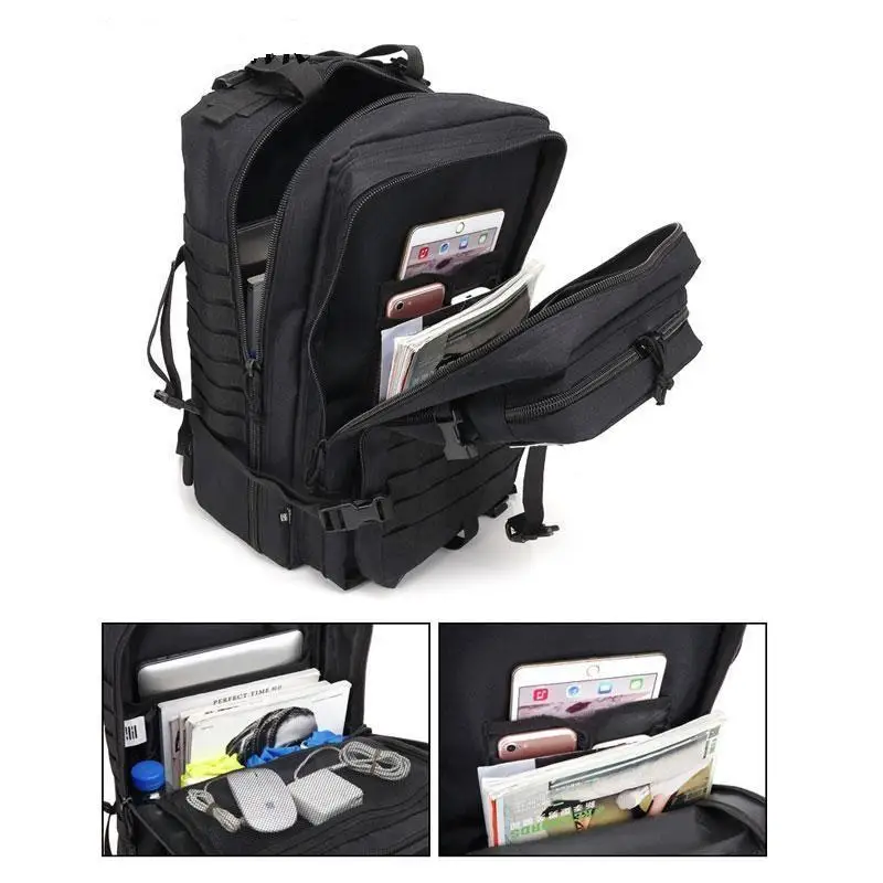 Sac a dos militaire noir - Image 7