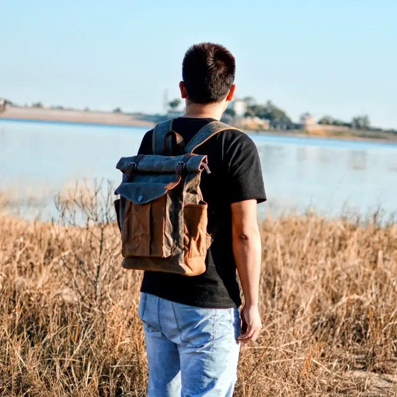 Sac a dos militaire vintage - Image 6