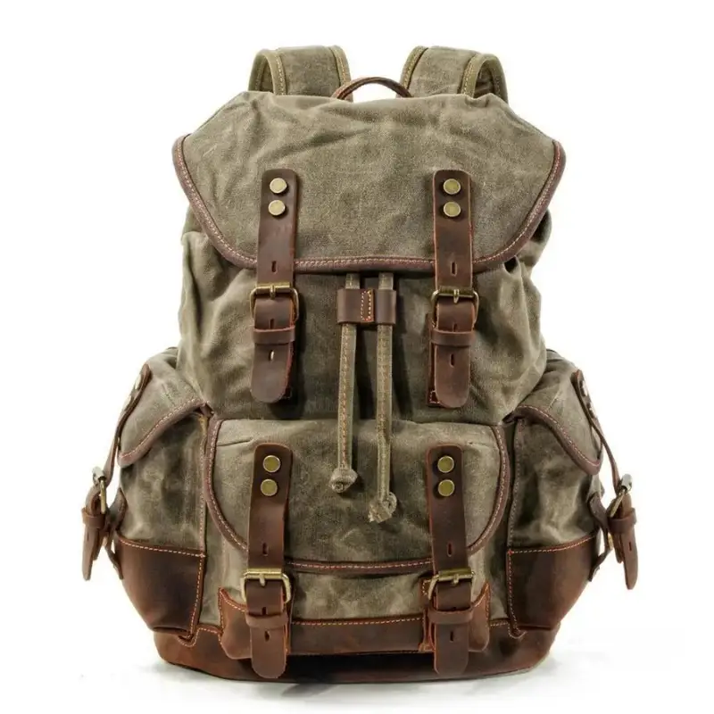 Sac à dos vintage homme militaire - Image 10