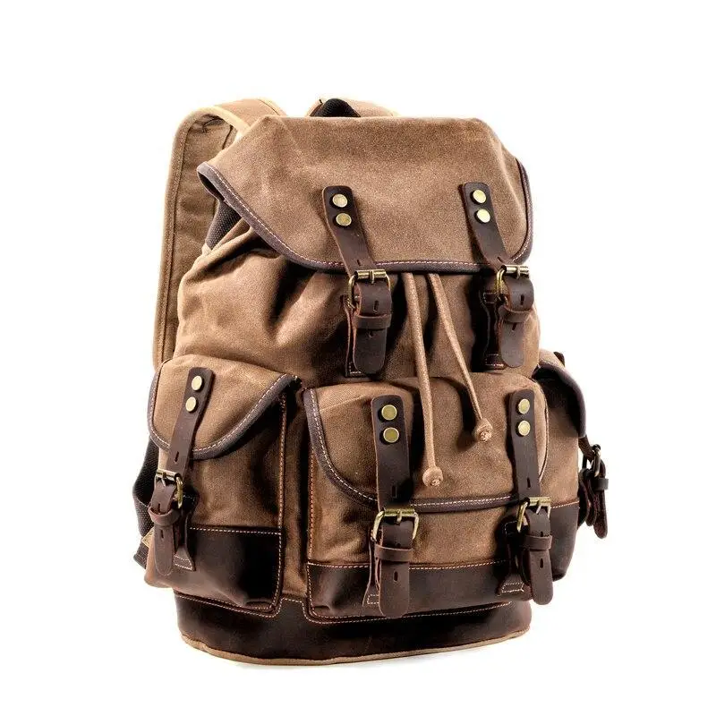 Sac à dos vintage homme militaire - Image 3