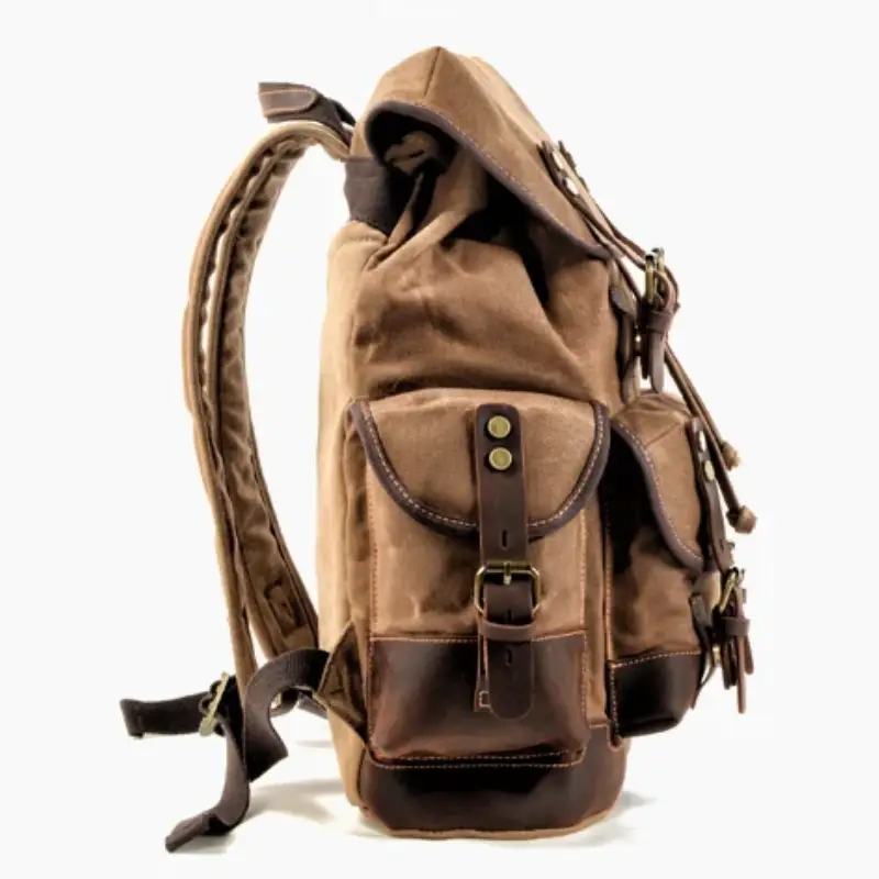 Sac à dos vintage homme militaire - Image 5