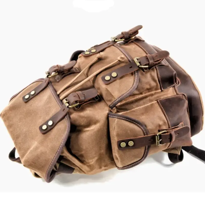 Sac à dos vintage homme militaire - Image 6