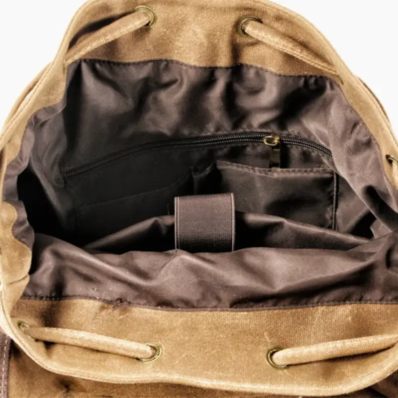 Sac à dos vintage homme militaire - Image 7