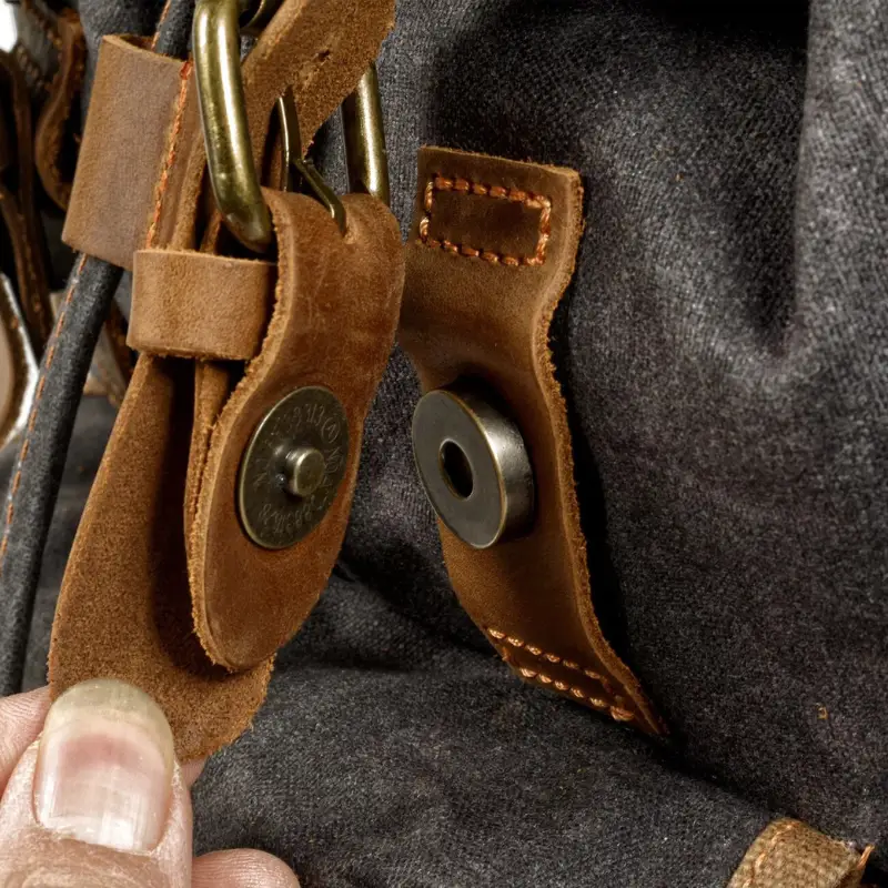 Sac à dos vintage homme militaire - Image 8