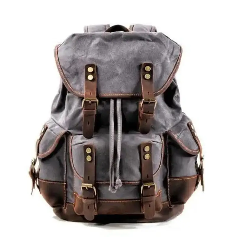 Sac à dos vintage homme militaire - Image 9