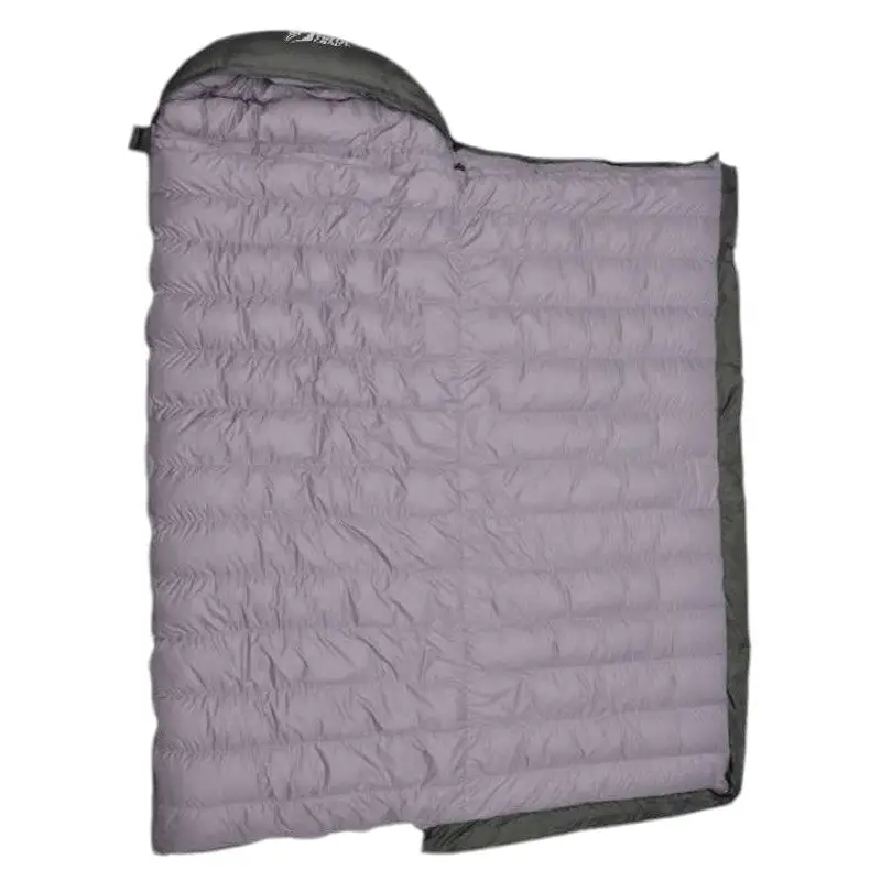 Sac de couchage duvet de canard noir - Image 8