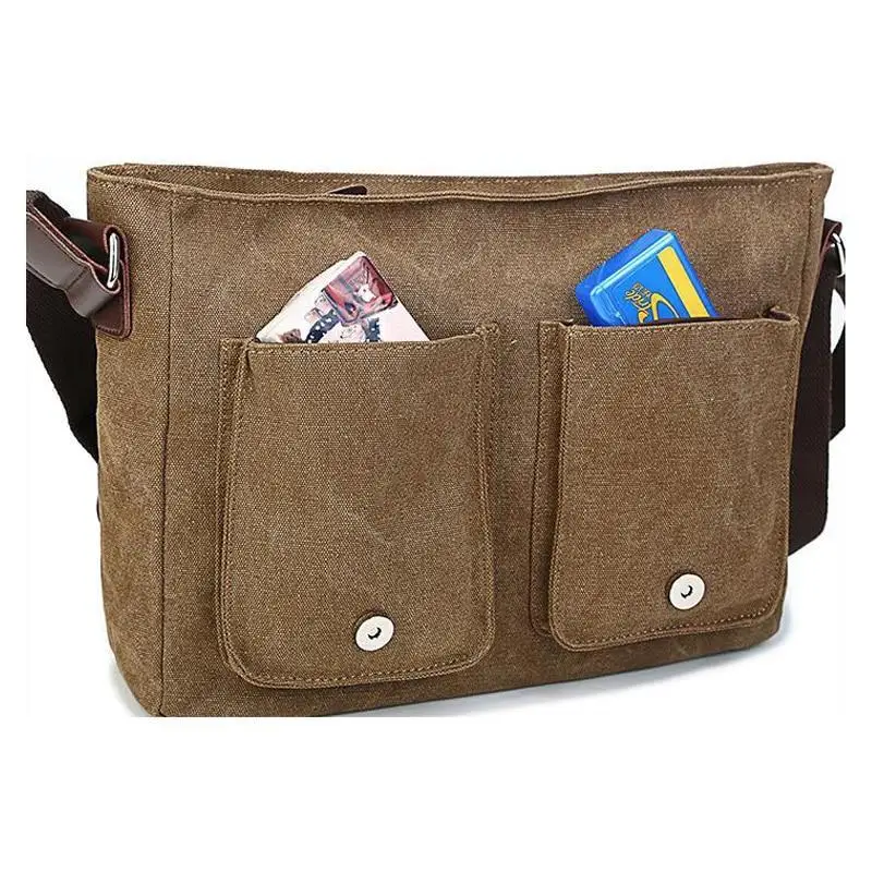 Sac militaire besace vintage - Image 4