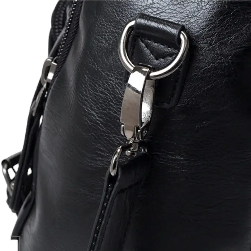SAC MILITAIRE VINTAGE CUIR ARTIFICIEL SUPÉRIEUR - Image 10