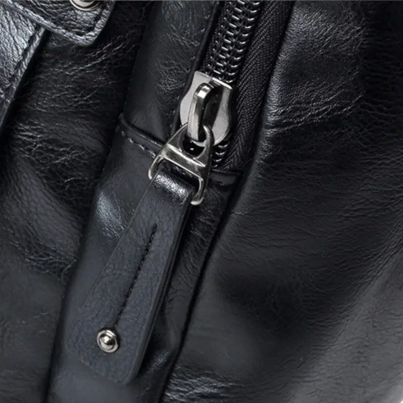 SAC MILITAIRE VINTAGE CUIR ARTIFICIEL SUPÉRIEUR - Image 11