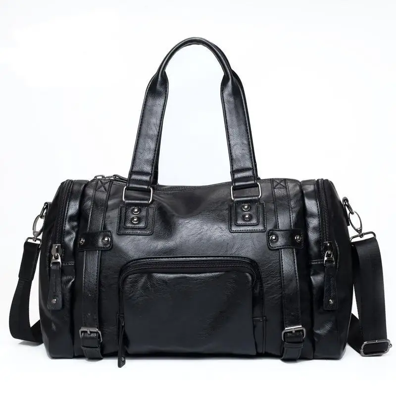 SAC MILITAIRE VINTAGE CUIR ARTIFICIEL SUPÉRIEUR - Image 2