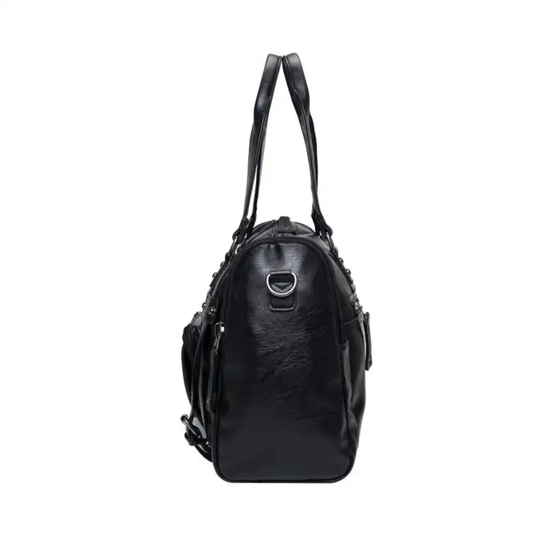 SAC MILITAIRE VINTAGE CUIR ARTIFICIEL SUPÉRIEUR - Image 4