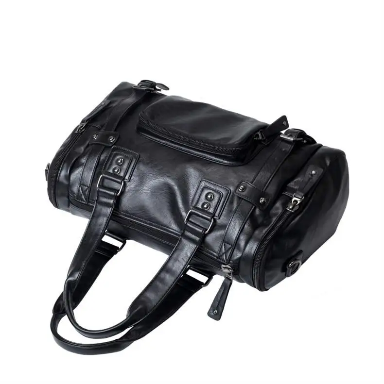 SAC MILITAIRE VINTAGE CUIR ARTIFICIEL SUPÉRIEUR - Image 6