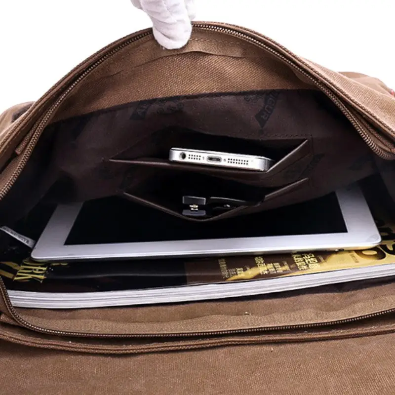 SAC MILITAIRE VINTAGE DE QUALITE SUPERIEURE - Image 6