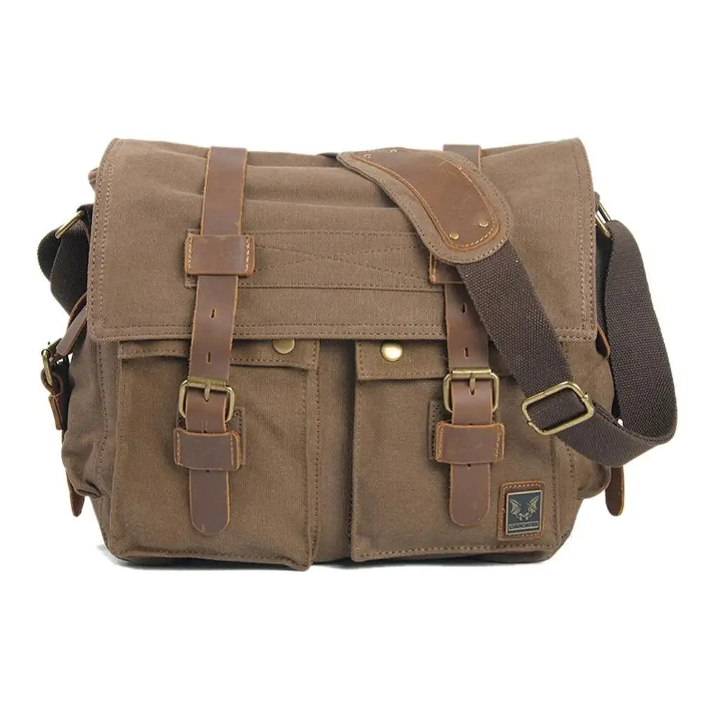 SAC MILITAIRE VINTAGE EN TOILE - Image 4