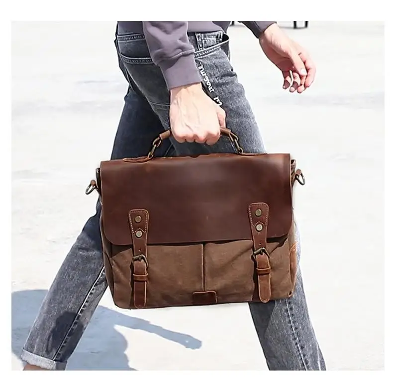 SAC MILITAIRE VINTAGE SOLIDE - Image 16