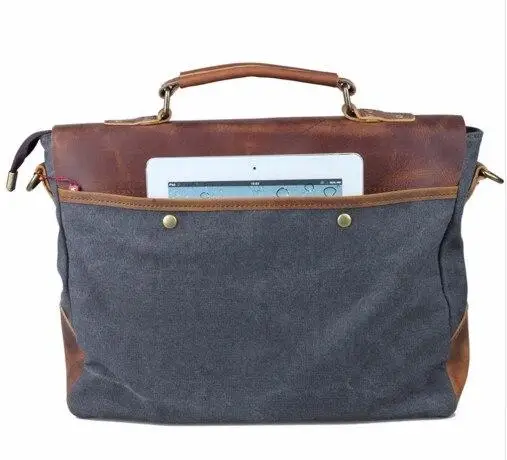 SAC MILITAIRE VINTAGE SOLIDE - Image 3