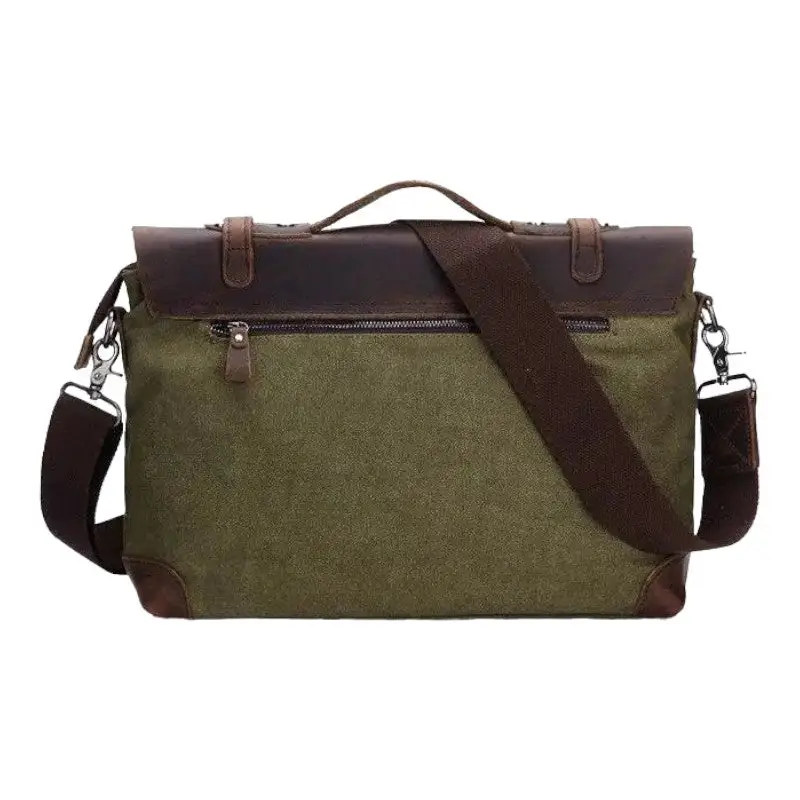 Sacoche militaire cuir - Image 3