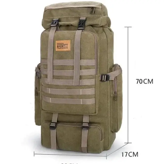 SACS DE VOYAGE MILITAIRE - 80L - Image 5