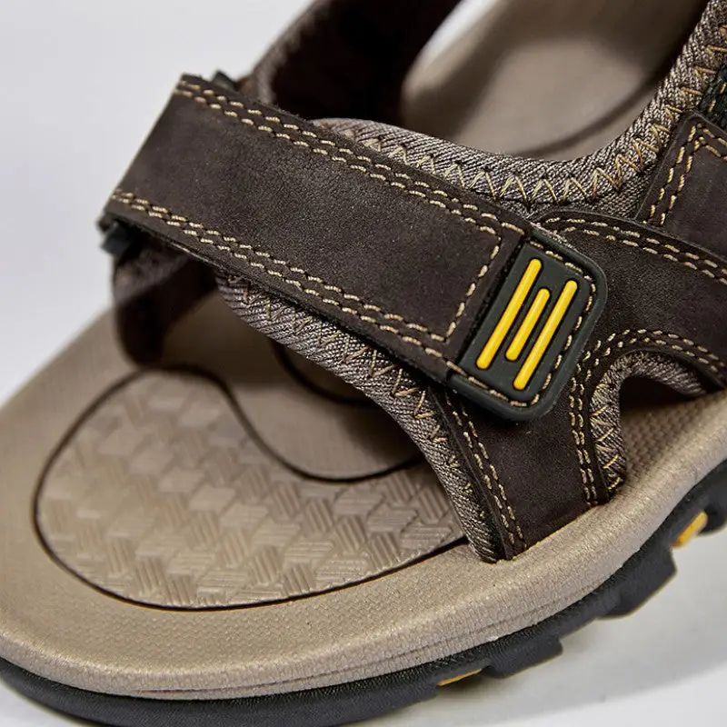 Sandale cuir randonnée homme - Image 10