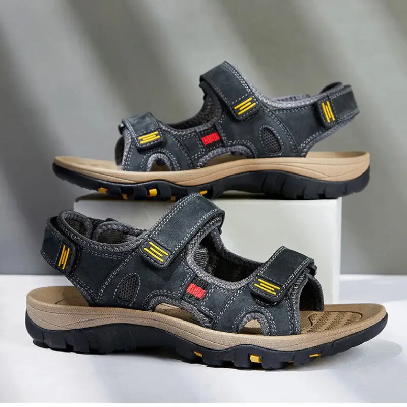 Sandale cuir randonnée homme - Image 21