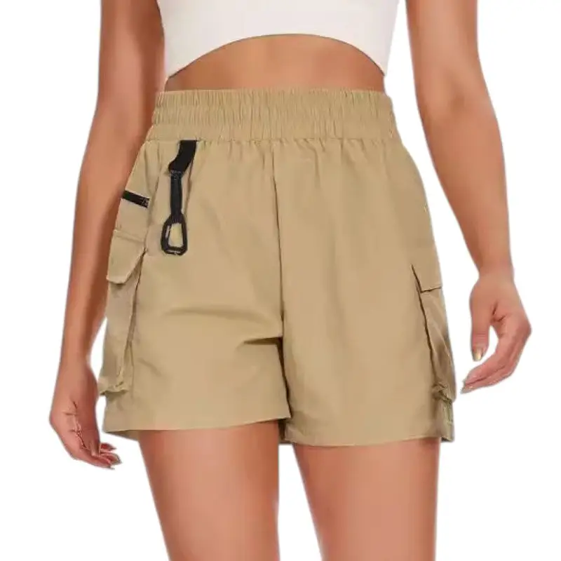 Short femme de randonné beige - Image 2