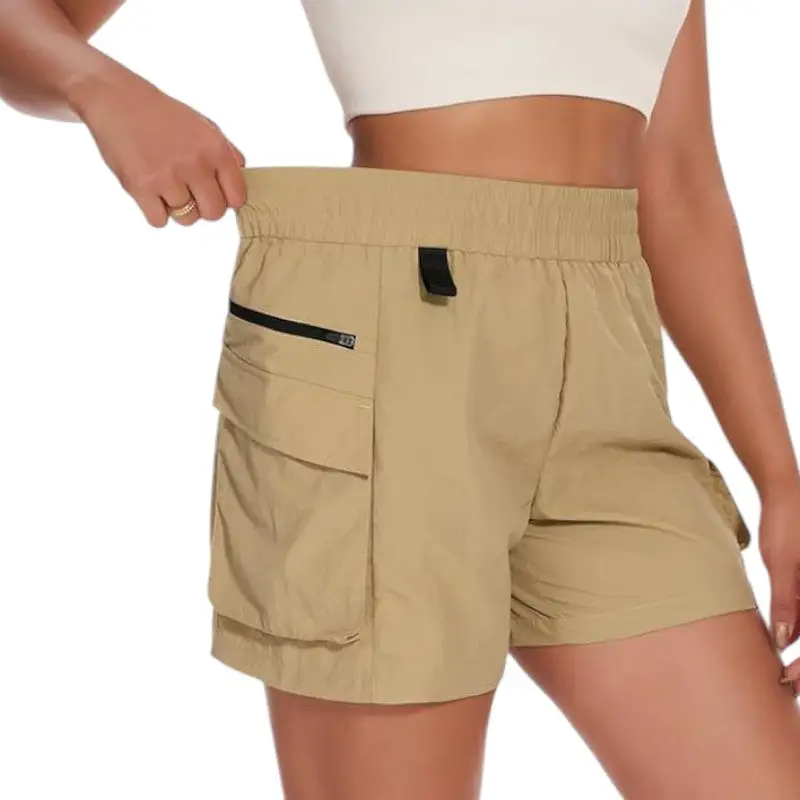Short femme de randonné beige - Image 3