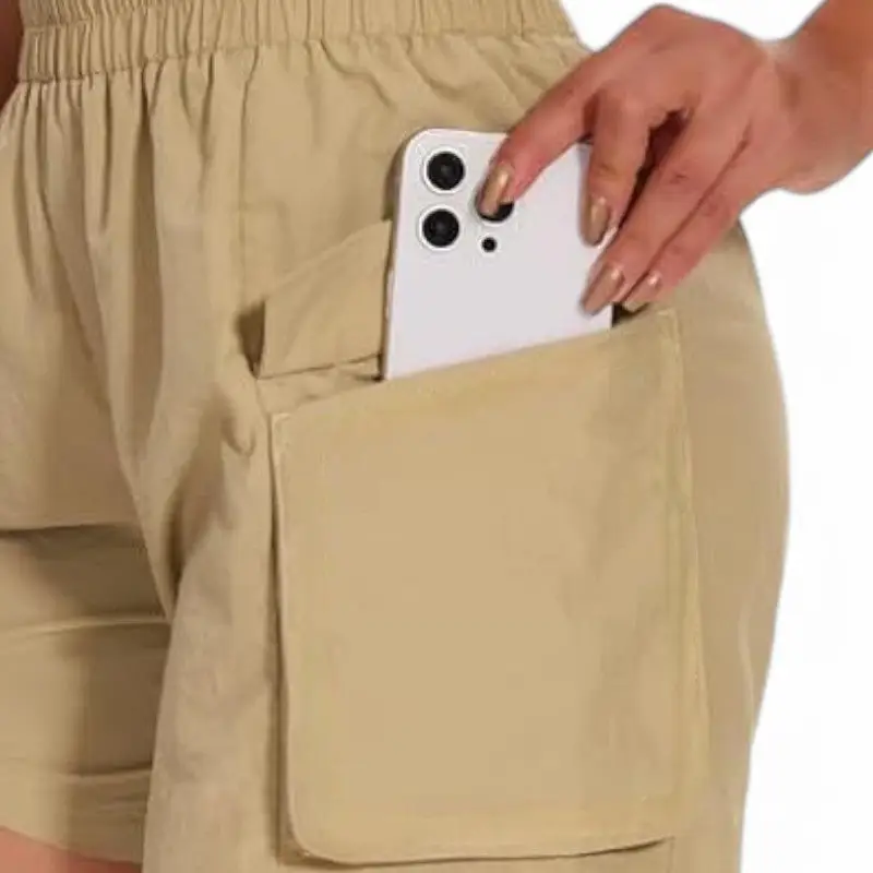 Short femme de randonné beige - Image 9
