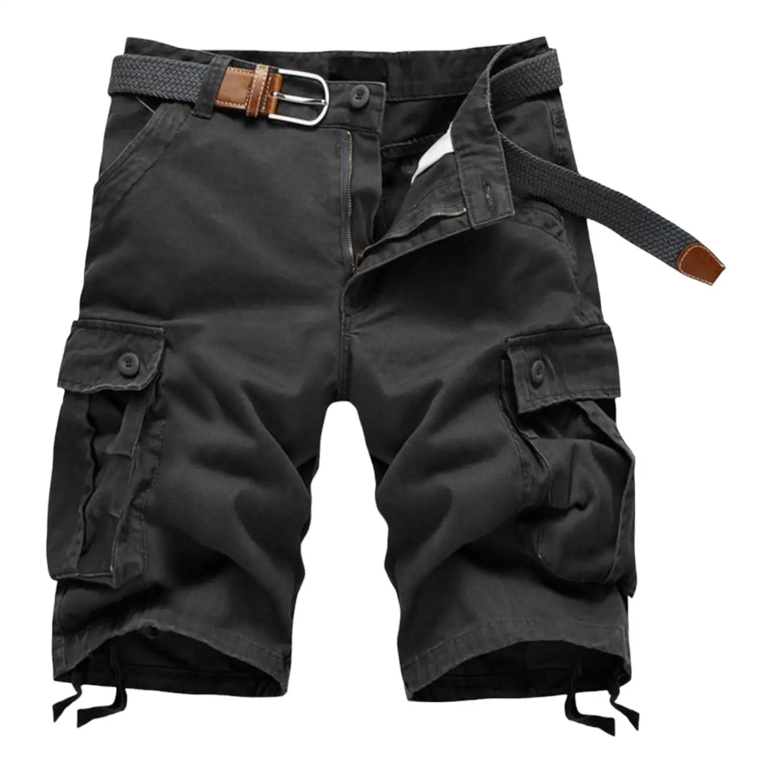 SHORT MILITAIRE AVEC POCHES PRATIQUES - Image 8