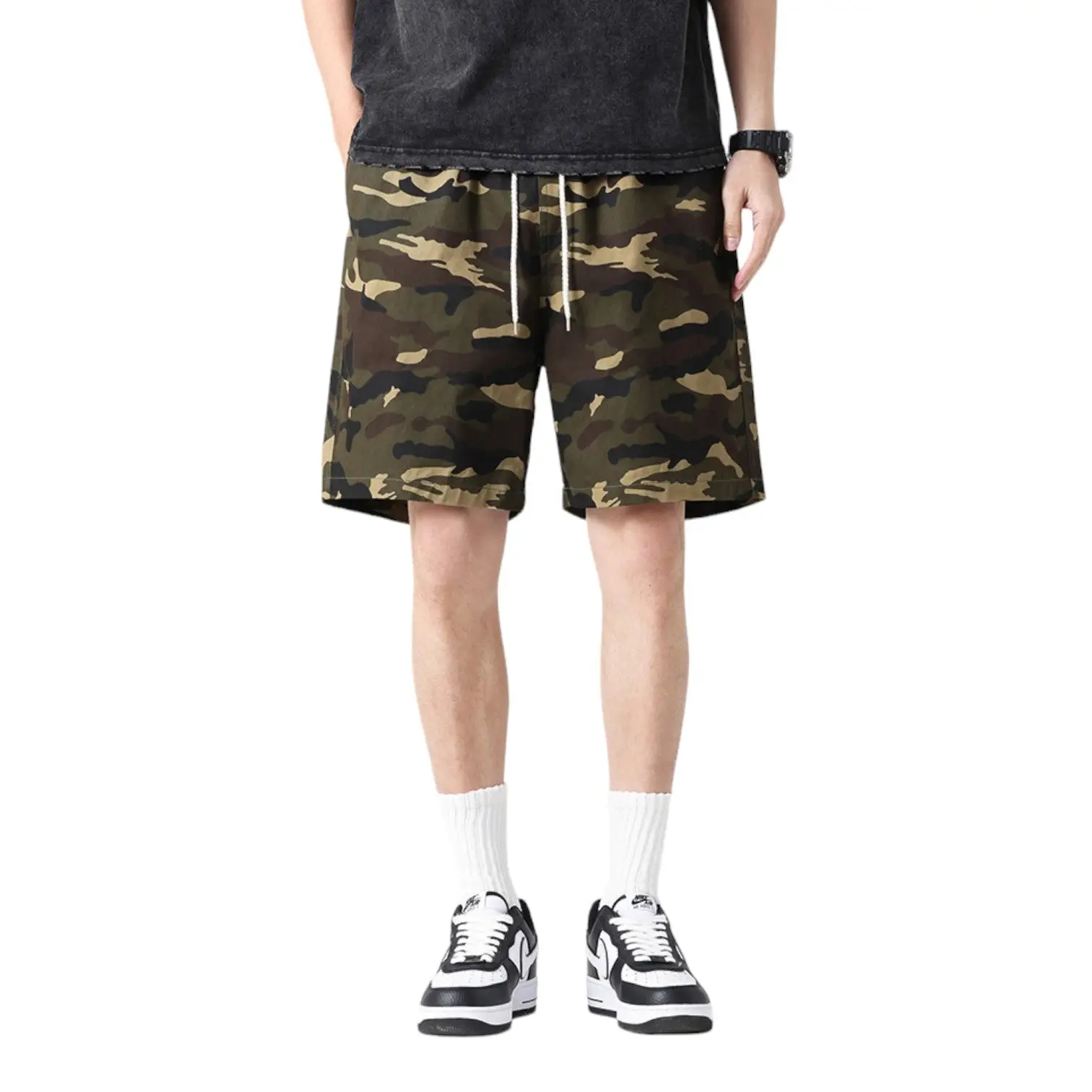 SHORT MILITAIRE EN COTON SOUPLE - Image 13