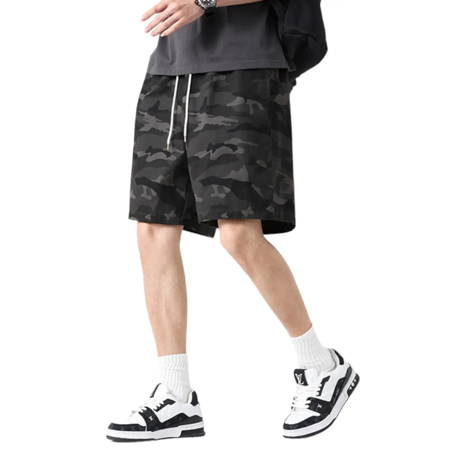 SHORT MILITAIRE EN COTON SOUPLE - Image 4