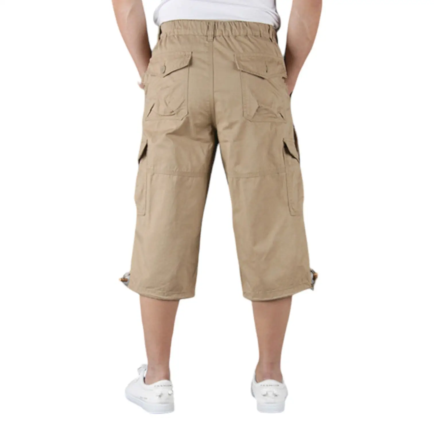 SHORT MILITAIRE LONG EN COTON - Image 12