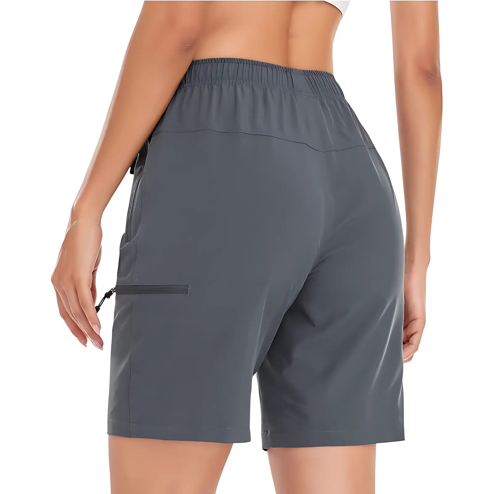 Short randonnée femme kaki - Image 14