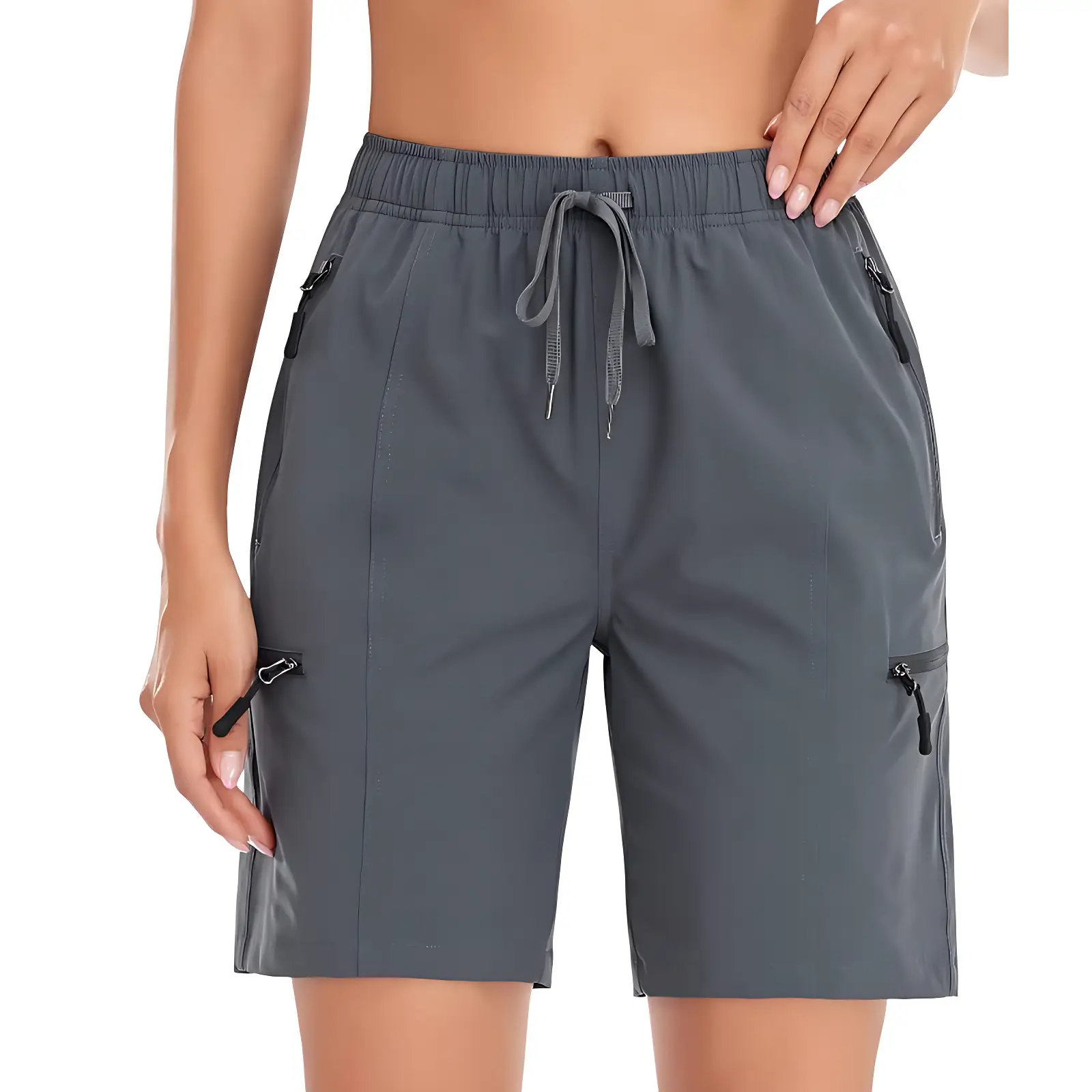 Short randonnée femme kaki - Image 15
