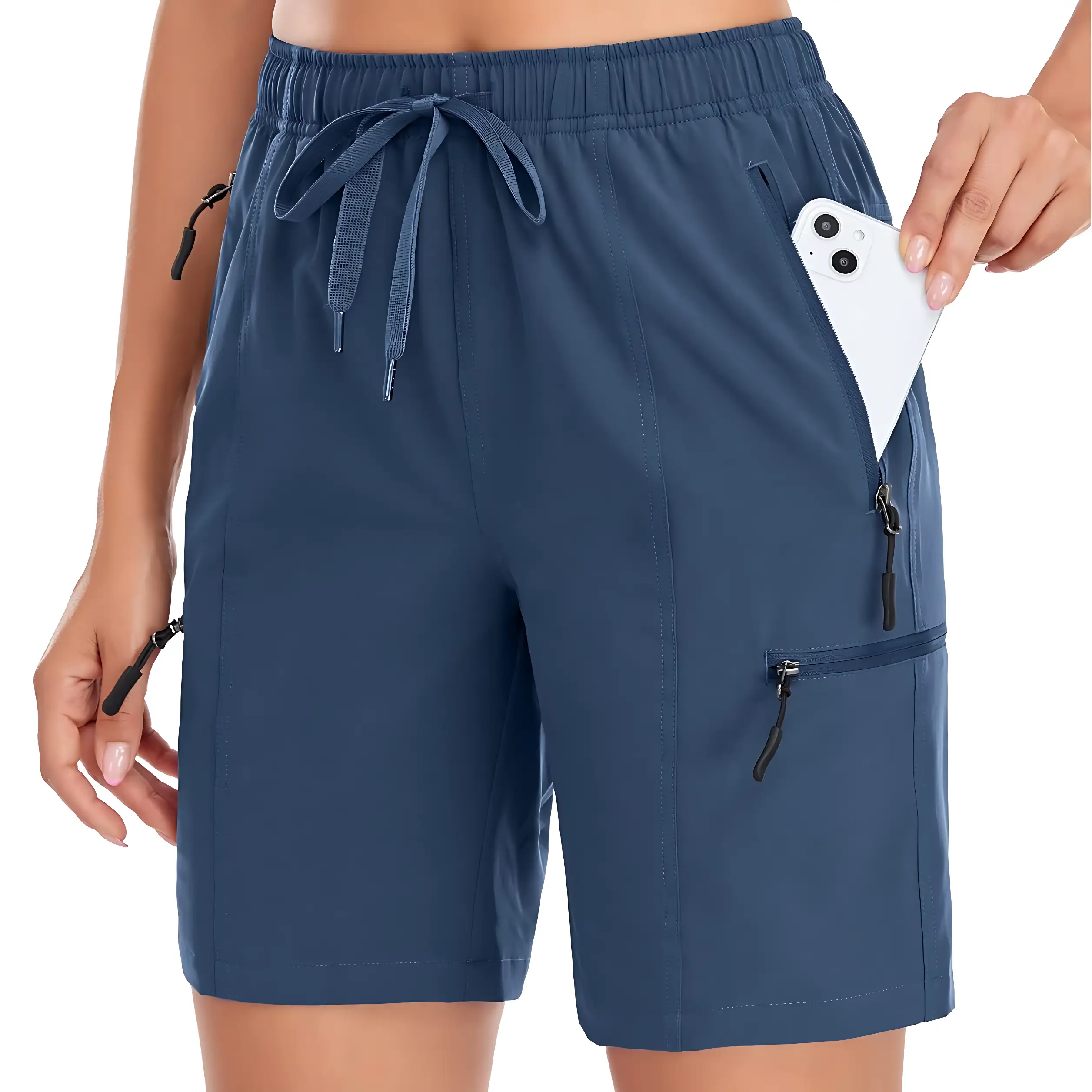 Short randonnée femme kaki - Image 17