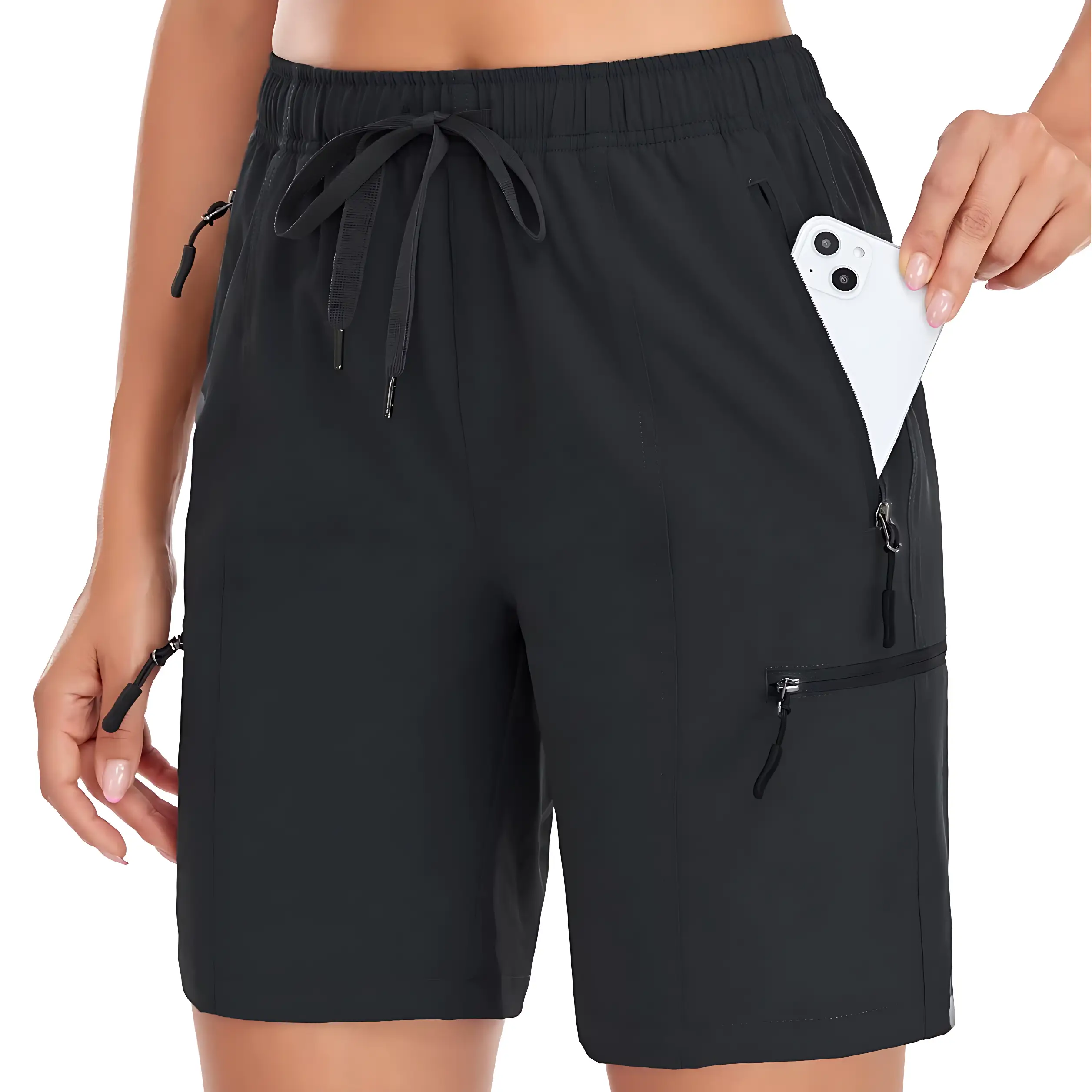 Short randonnée femme kaki - Image 9