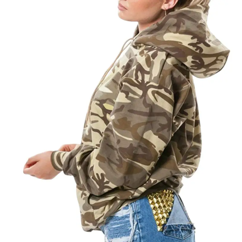 Sweat a capuche militaire femme - Image 7
