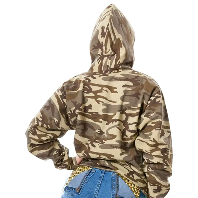 Sweat a capuche militaire femme - Image 8