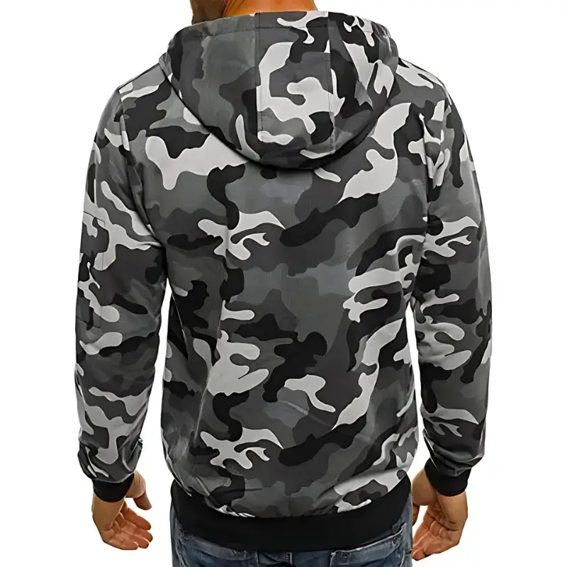Sweat a capuche militaire homme - Image 2