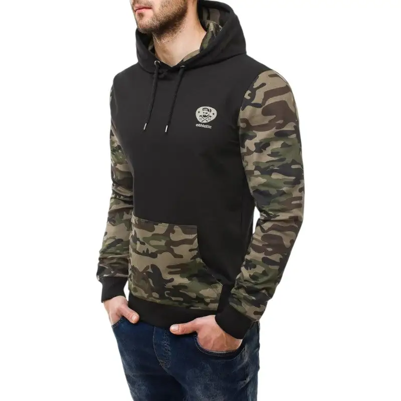 SWEAT MILITAIRE AVEC FINITIONS CAMOUFLAGE - Image 3
