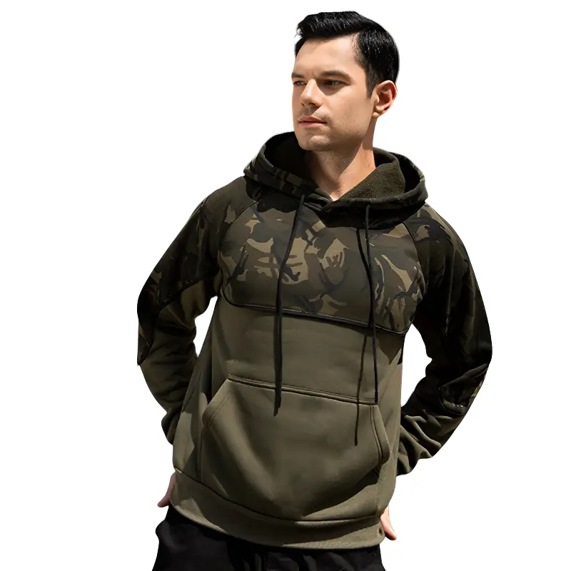 Sweat militaire homme vert - Image 10