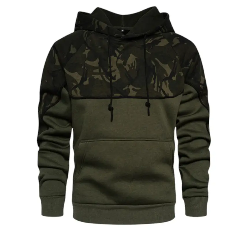 Sweat militaire homme vert - Image 2