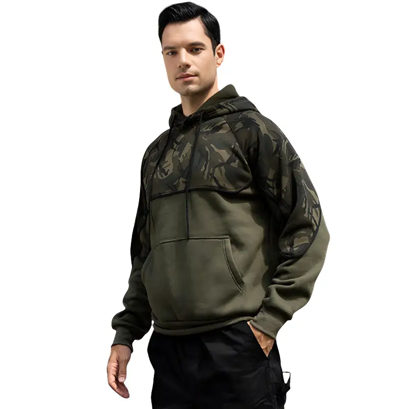 Sweat militaire homme vert - Image 8