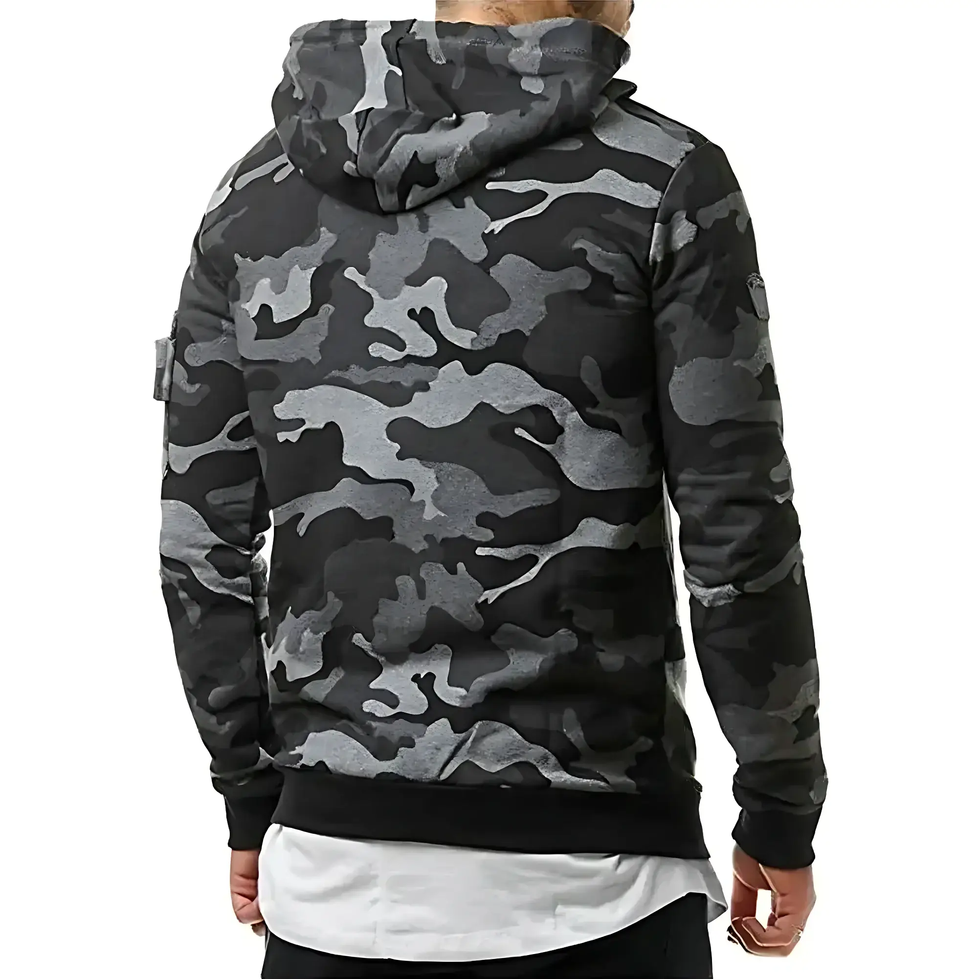 SWEAT MILITAIRE STYLE COTE DE MAILLE - Image 3