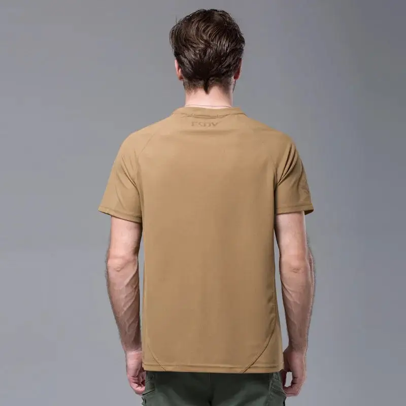 T shirt kaki militaire - Image 3