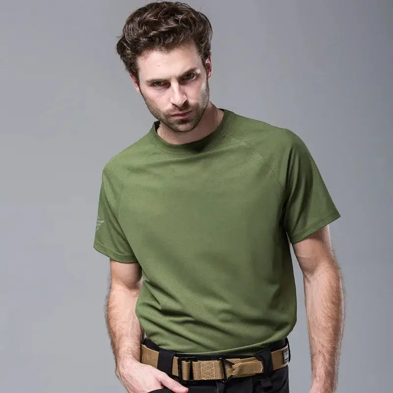 T shirt kaki militaire - Image 9