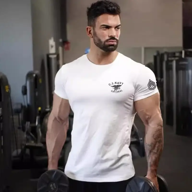 T shirt militaire blanc - Image 4