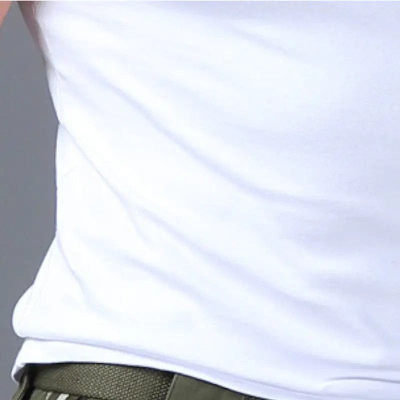 T shirt militaire blanc - Image 8