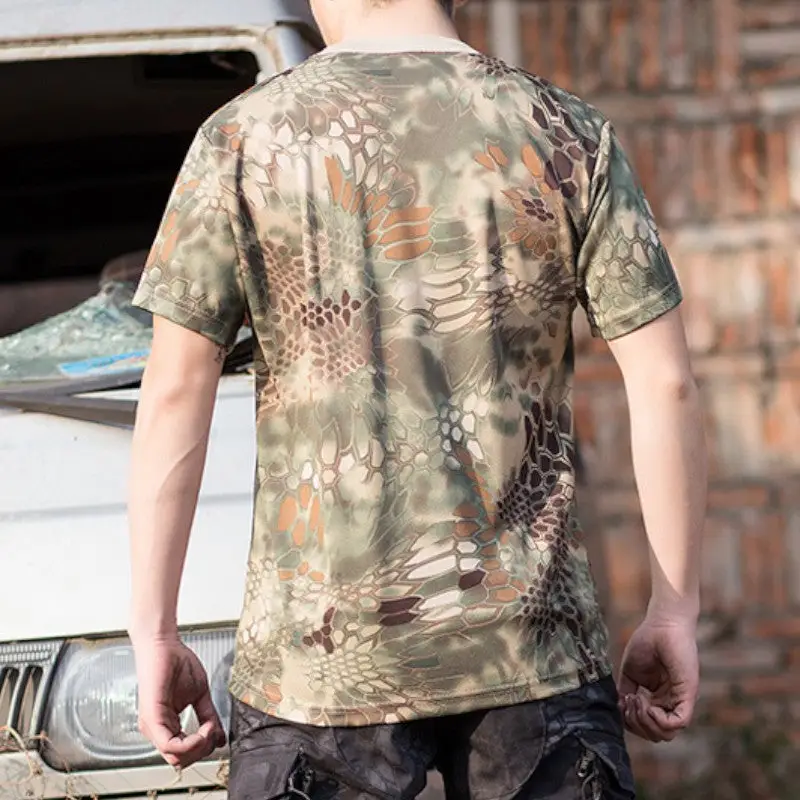 T-SHIRT MILITAIRE EN POLYESTER - Image 4