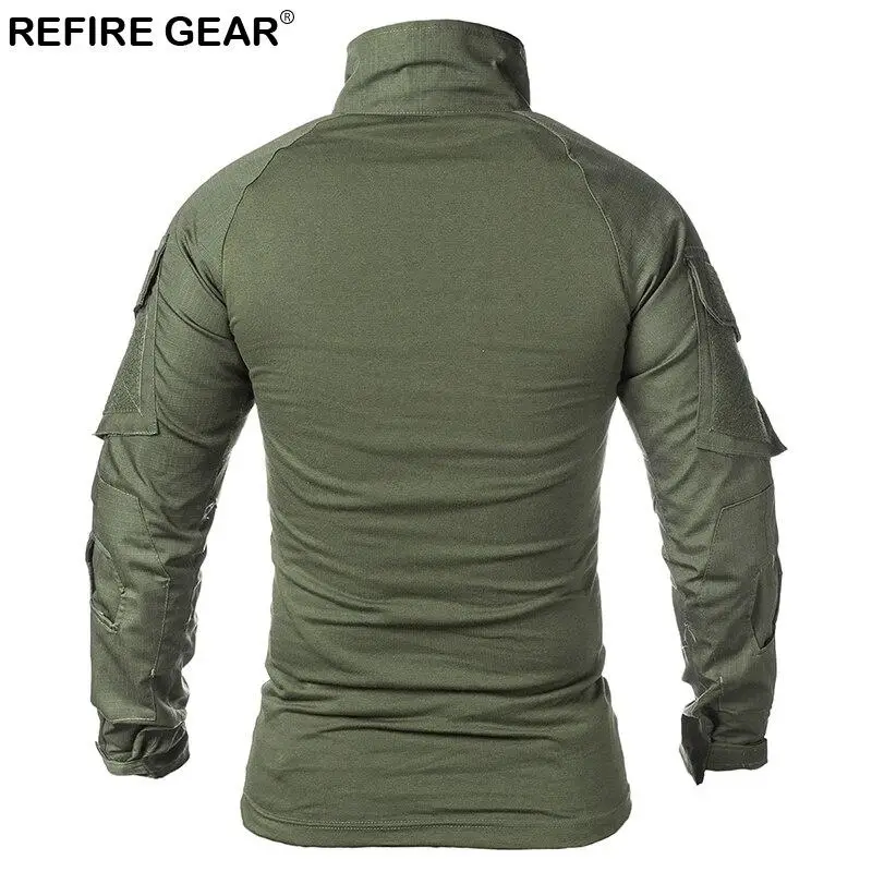 T-SHIRT MILITAIRE EN TISSU ÉLASTIQUE - Image 3