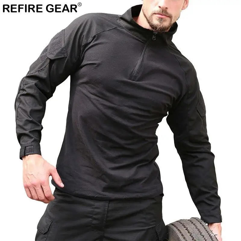 T-SHIRT MILITAIRE EN TISSU ÉLASTIQUE - Image 6
